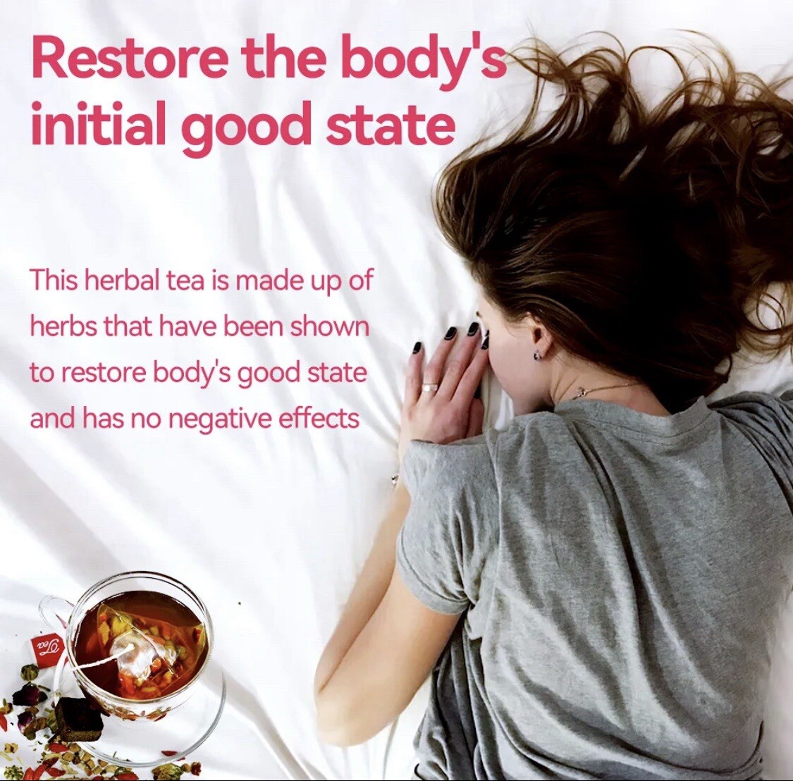 Fibroid Tea for Women Shrink Ovarian Cysts, Natural Remedy for Women Pregnancy