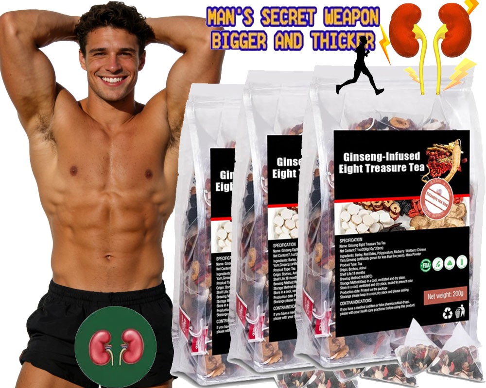 Ginseng-infused Eight Treasure Tea Kidney Ginseng Wolfberry Mulberry Health