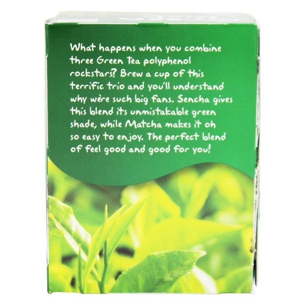 NOW Real Tea Green Kick Sencha & Matcha Green Tea 24 Bags Exp 08/26