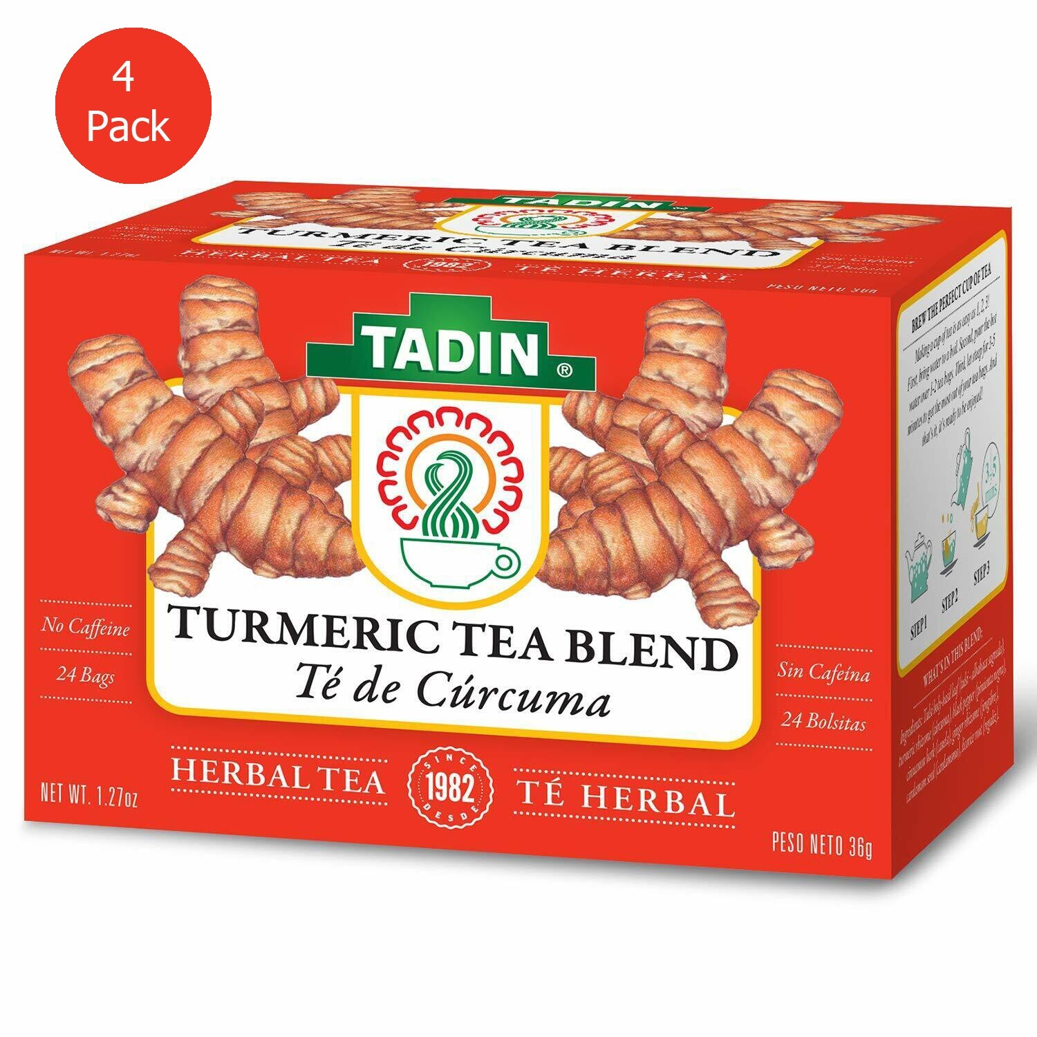 Tumeric tea blend pack of 4