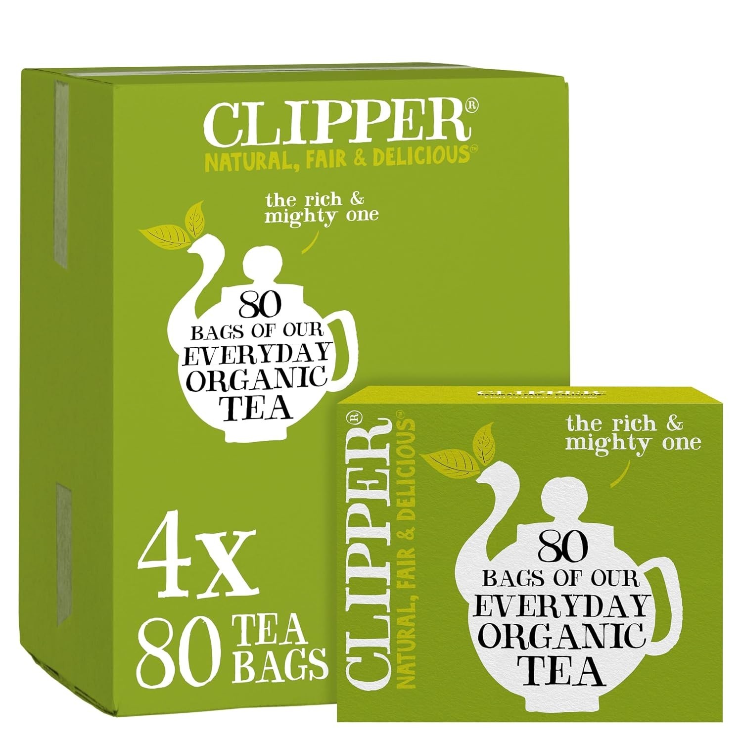 Organic Decaf Plant-Based Decaffeinated Black Tea Great Over Ice 1 Pack 80
