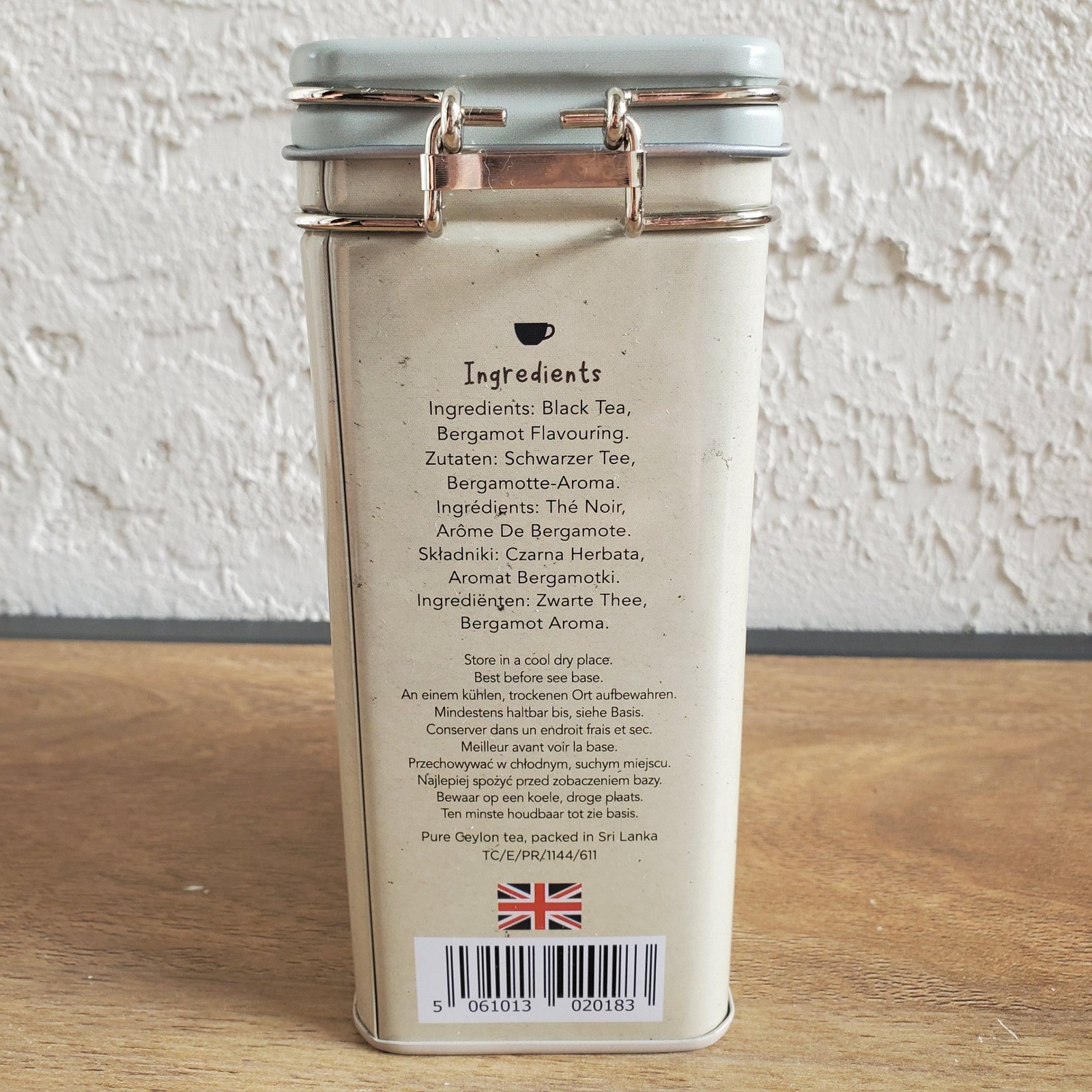 Charbrew Winnie the Pooh Earl Grey Tea Tin 60 Tea Bags 120g Collectible Canister