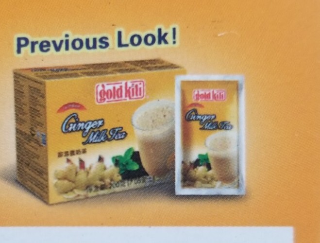 Gold Kili Natural Instant Ginger milk Tea Drink, 8 Sachets 7 oz