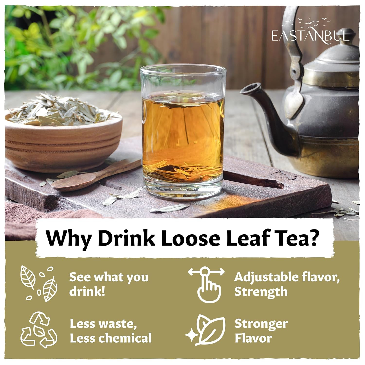 Senna Tea, 1.76Oz, Senna Leaf Tea, Hoja Sen Cut & Sifted Herbs, Sena Loose Leave