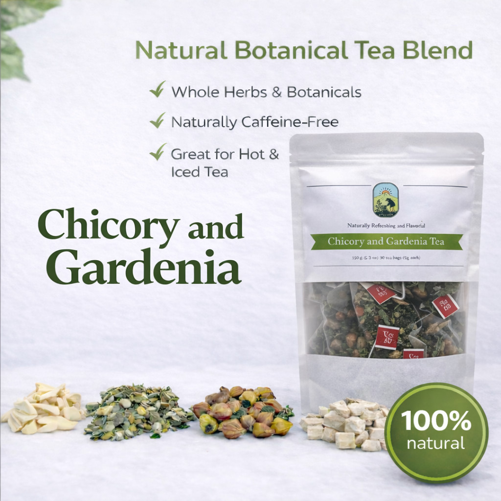 Detox tea relax tea kidney support tea liver support tea Chicory and Gardenia