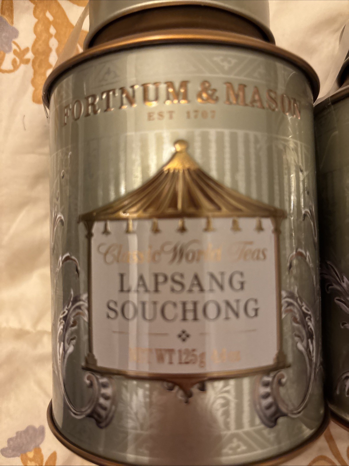 Fortnum & Mason Lapsang Souchong Tea 125g Loose Leaf British Tea Lot Of 2