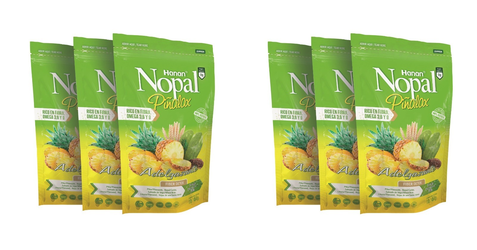 NOPAL PINALAX | 100% Natural High Fiber Blend | 1lb / 454g | Naturally Aids in C