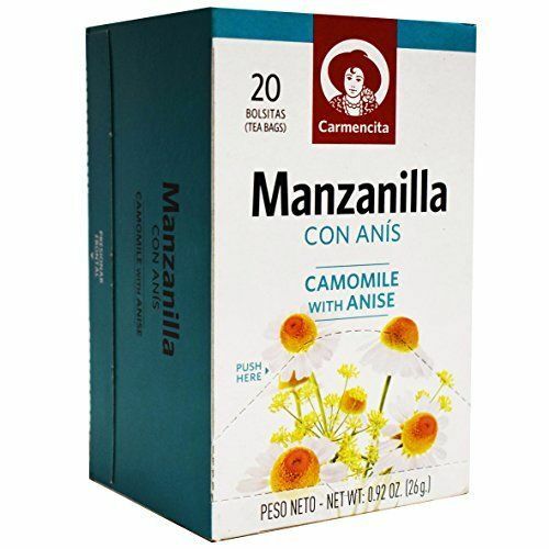 Carmencita Te Manzanilla con Anis – Tea Camomile with Anise (20 bags)