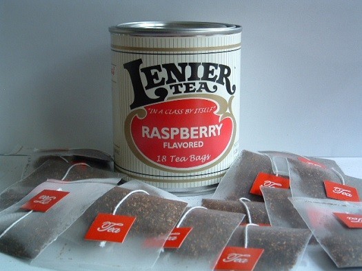 2 Tins Raspberry Biodegradable Nylon Tea Bags 18 Count per Tin