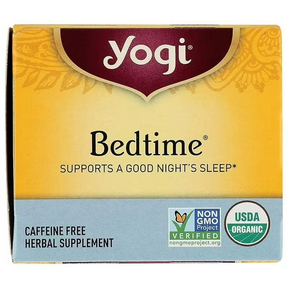 Yogi Bedtime, Caffeine-Free, Organic Herbal Tea Bags, 16 Count, .85 oz.