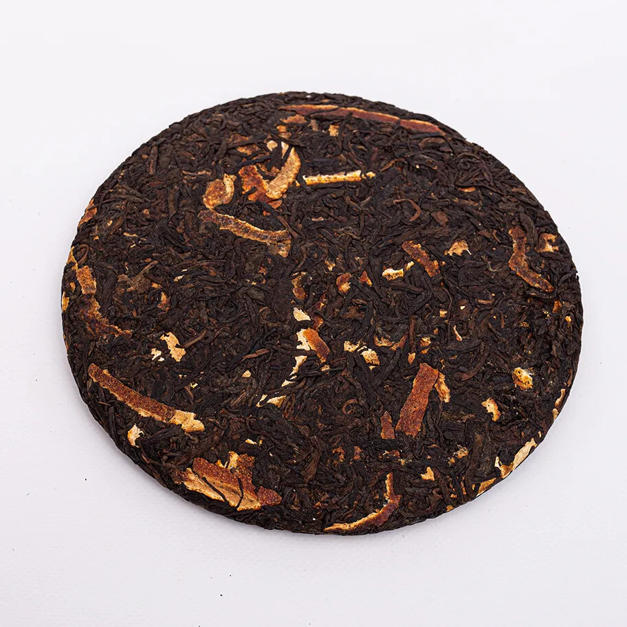 2021 Tangerine Peel Puerh Tea Gu Yi Dried Orange Peel Pu-erh Ripe Pu’er Tea 357g