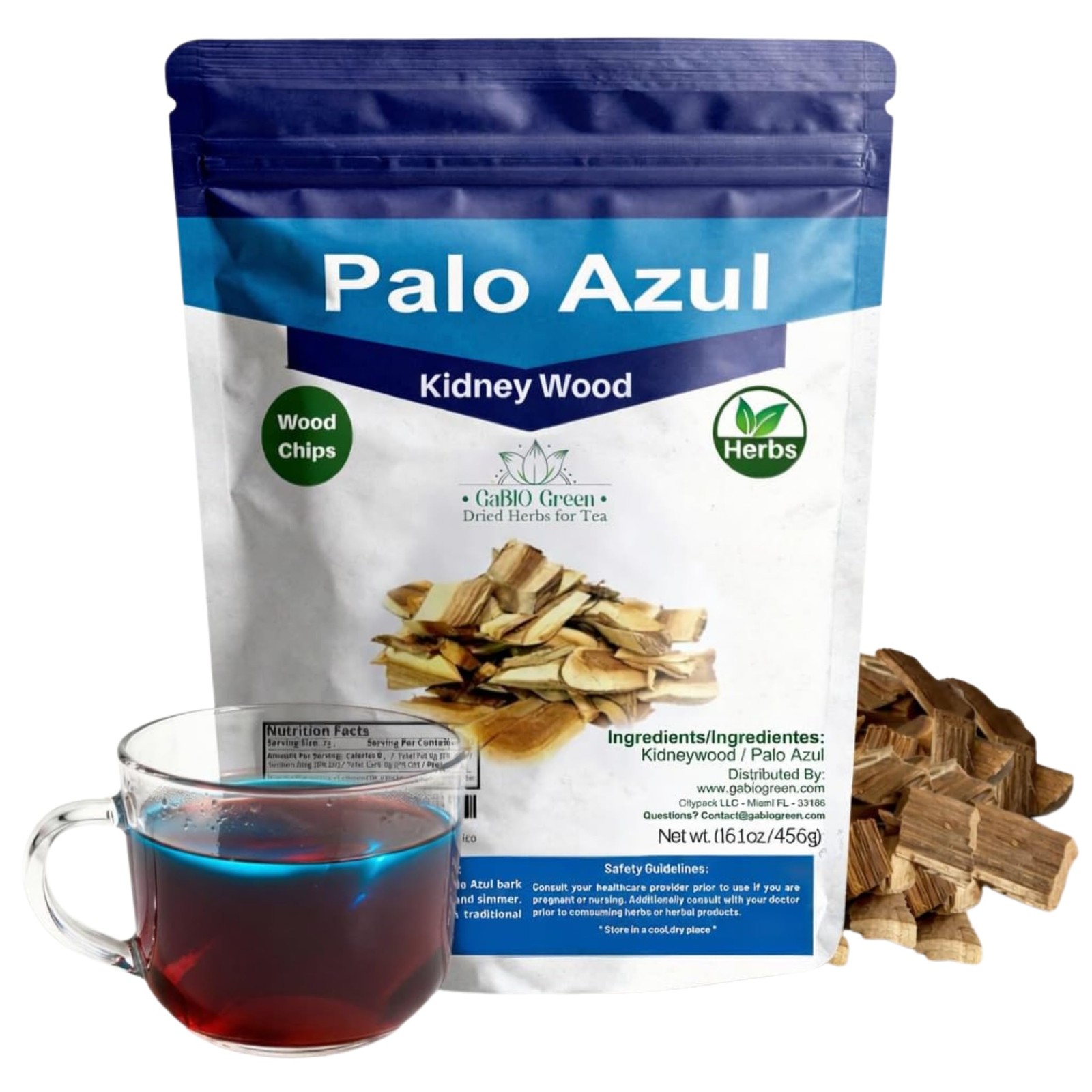 Palo Azul Tea Kidneywood 1 Pound / 16.1oz. Eysenhardtia polystachya Lightbloc…