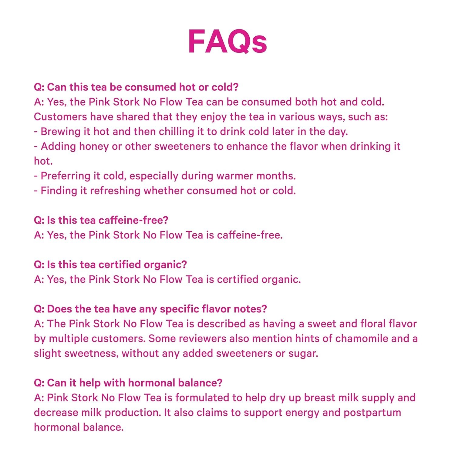 No Flow Tea to Decrease Milk Production, 15 Sachets, Natural Ingredients
