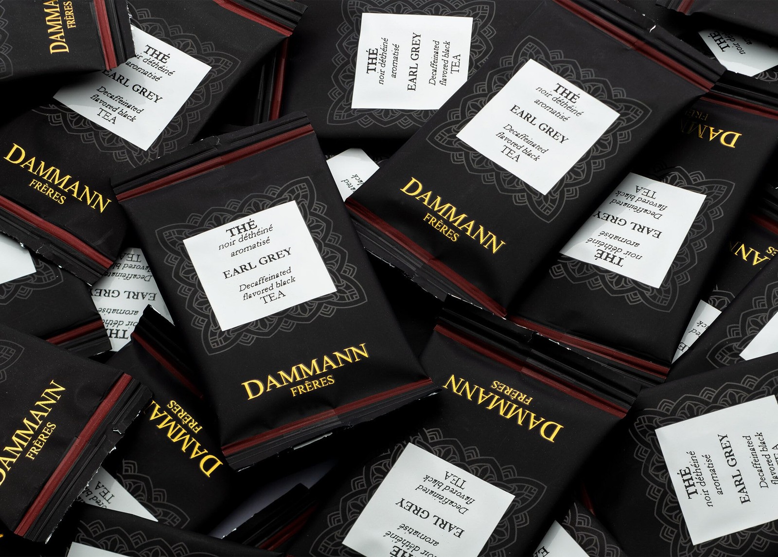 Dammann Freres Satchets, Decaf Earl Grey Tea Bags, Premium Gourmet French Bla…