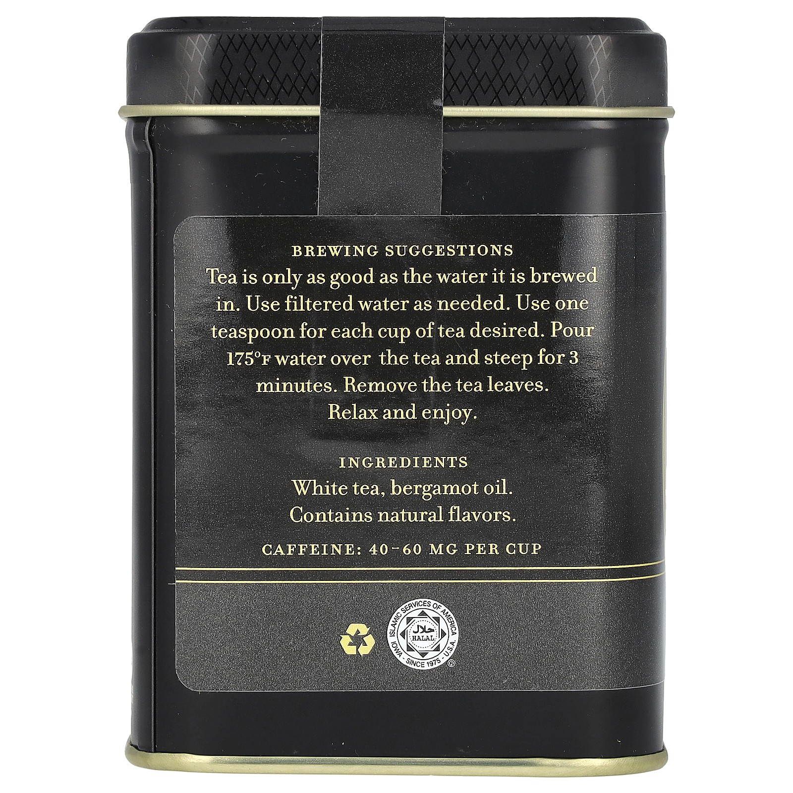 White Tea, White Winter Early Grey, 2 oz (56 g)