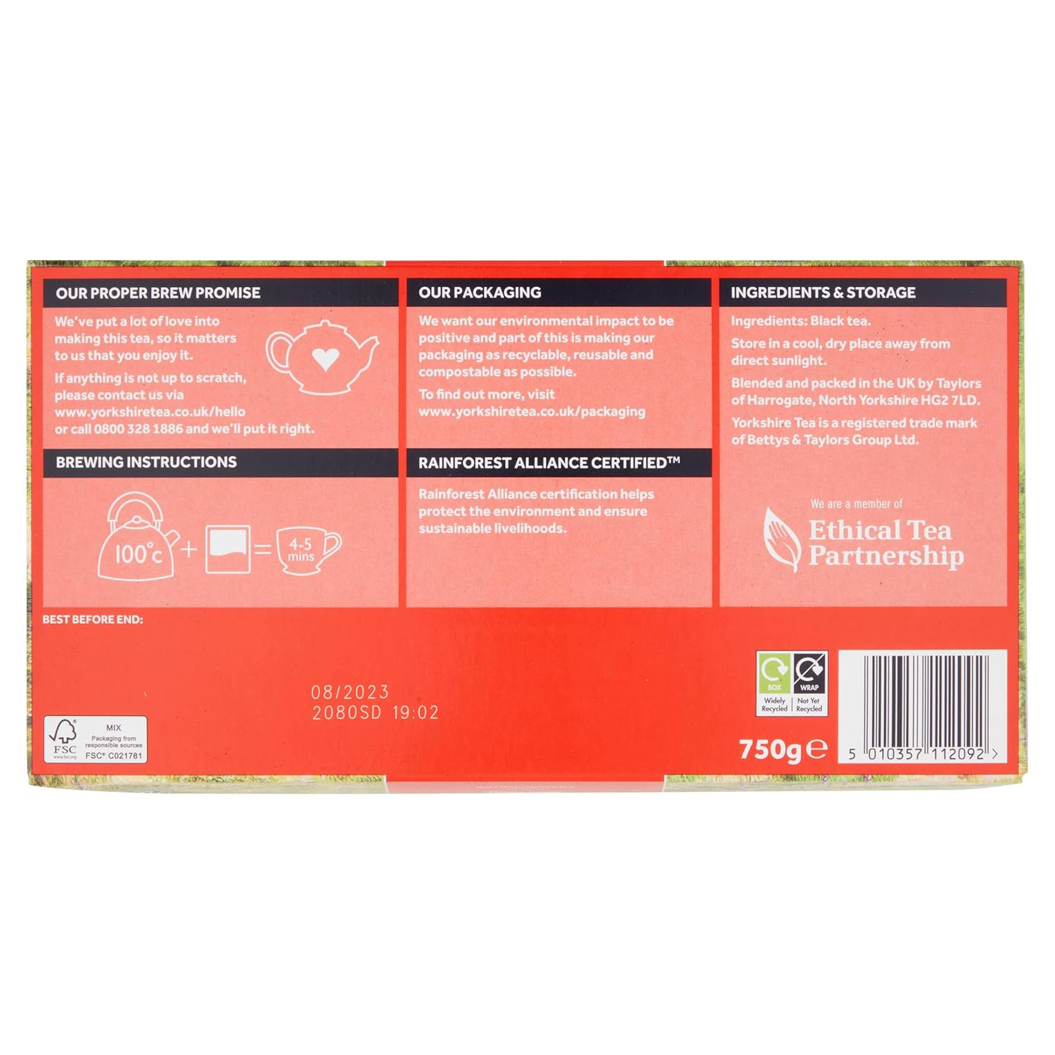 Yorkshire Red, 160 Count (Pack of 6)