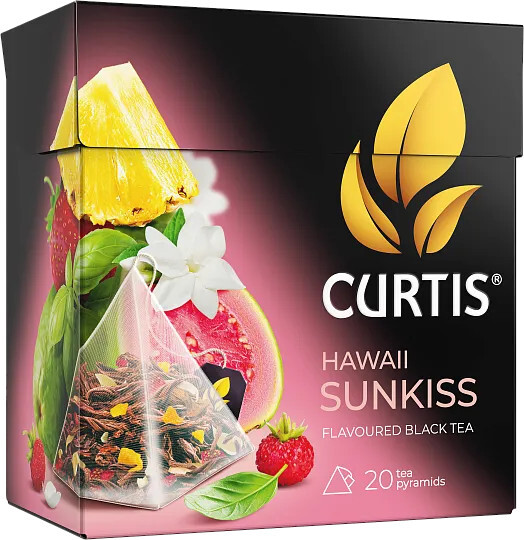 CURTIS Black Tea Hawaii Sunkiss 20 Pyramids Made in Russia RF NO GMO US Seller