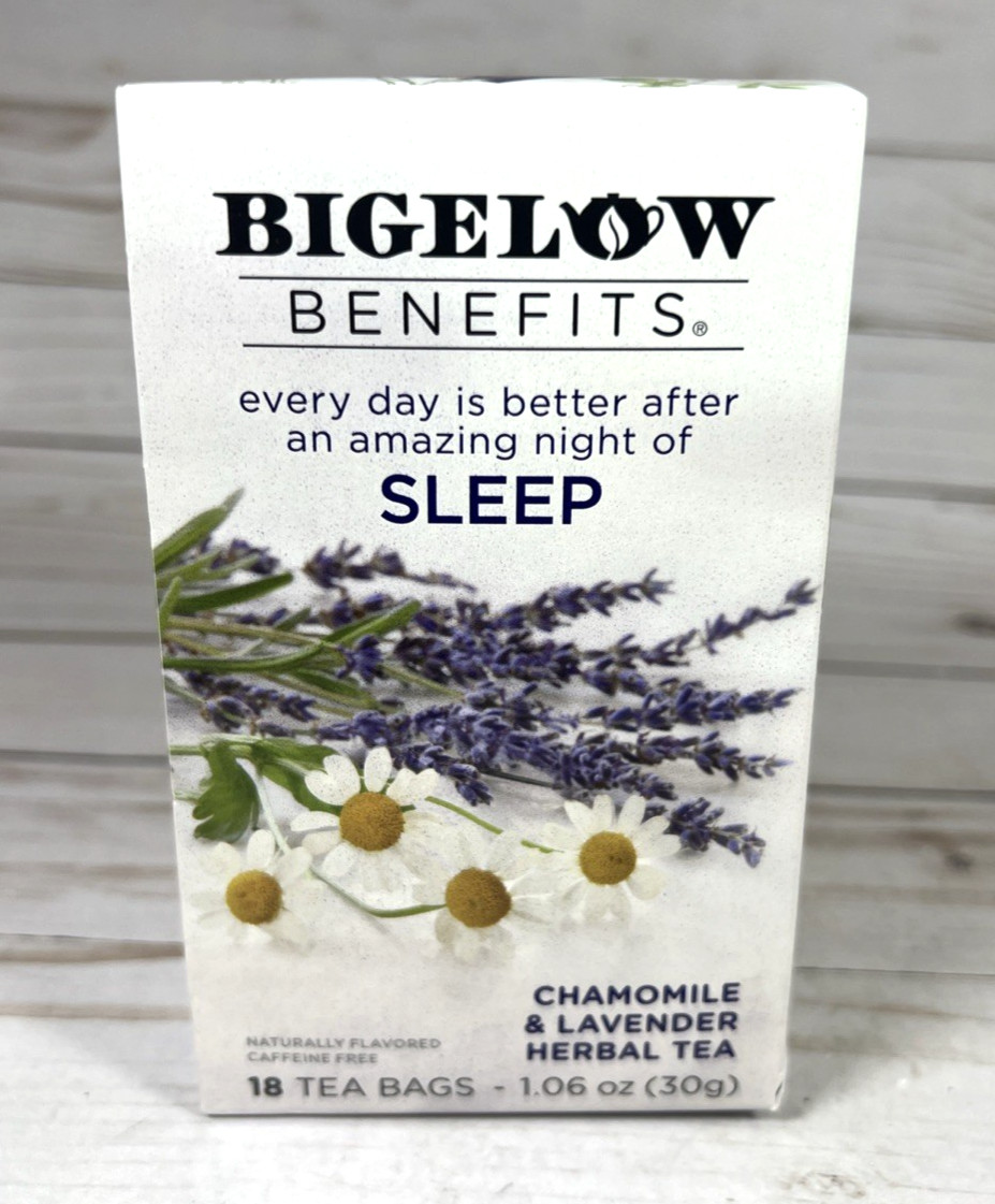 Begelow Benefits SLEEP Chamomile & Lavender Herbal Tea 18Ct (2pk) 11/27