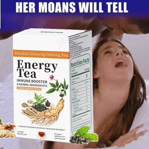 Energy Tea Immune Booster Ginseng Oolong Tea, Kidney Liver Tea For Women & Men