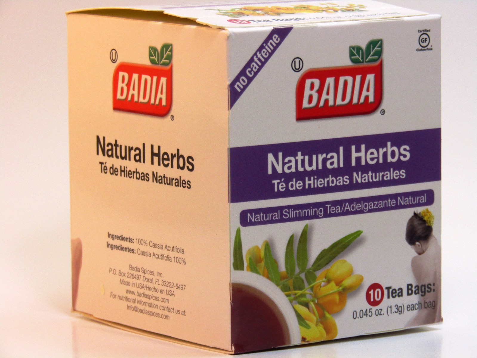 Badia – Natural Herbs Slimming/Slim Tea – Lose Weight Detox(10 Pack)100 tea bags