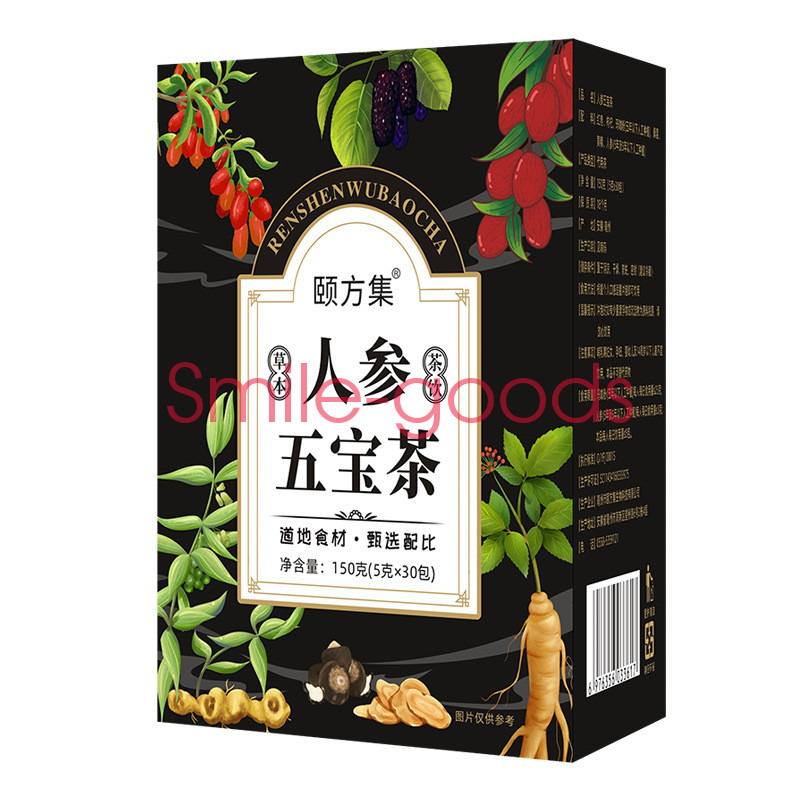 30pcs Ginseng six treasure tea Kidney tea liver tea red date kidney health