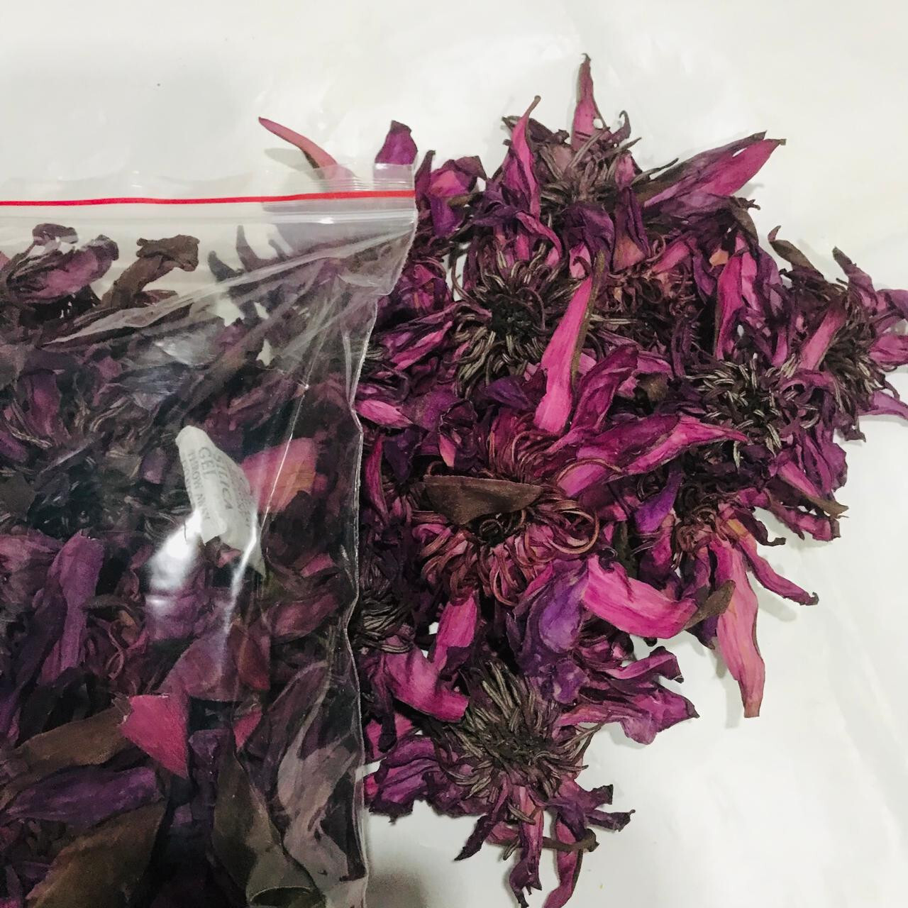 Dried Red Lotus Flower 1kg Nymphaea Rubra 100% Organic Natural Herbal Tea