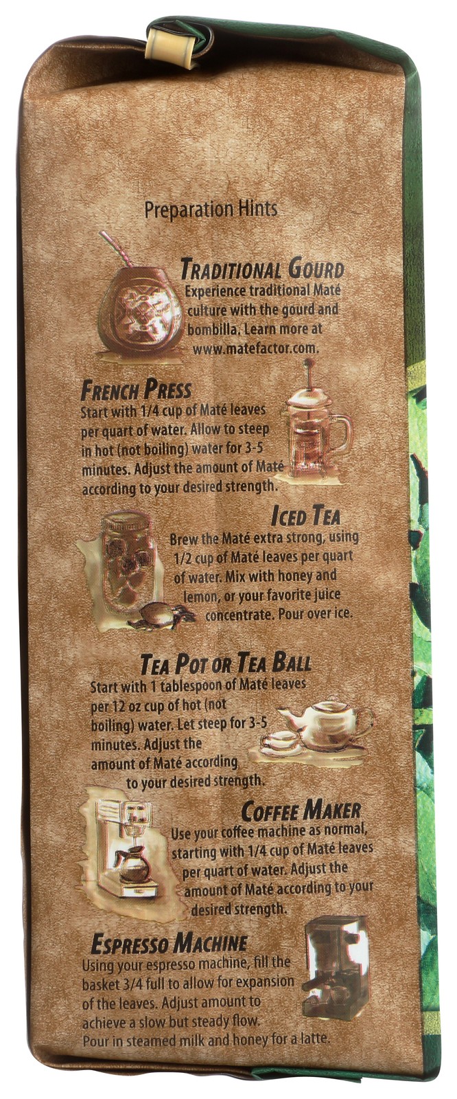 Mate Factor Organic Yerba Loose Tea 12 Oz 3 Pack