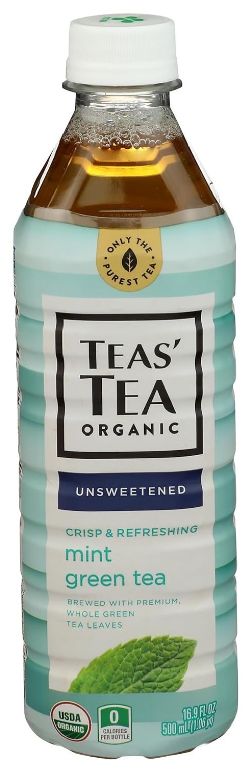Crisp & Invigorating Organic Mint Green Tea – 16.9 Fl Oz Rich in Antioxidants
