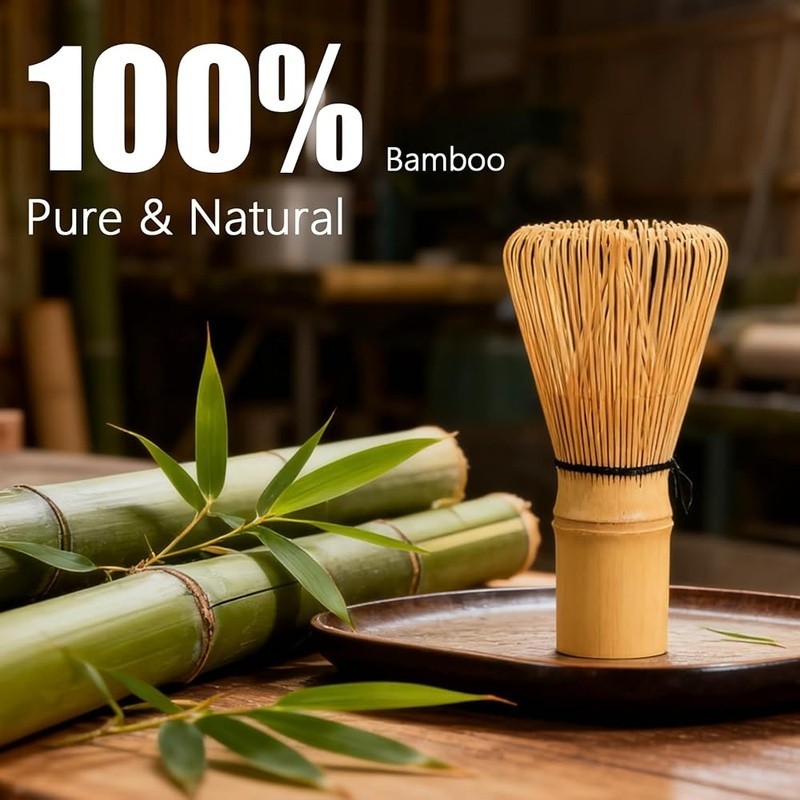 Japanese Matcha Whisk Bamboo Tea Tool Handcrafted Traditional Whisk Smooth Tea