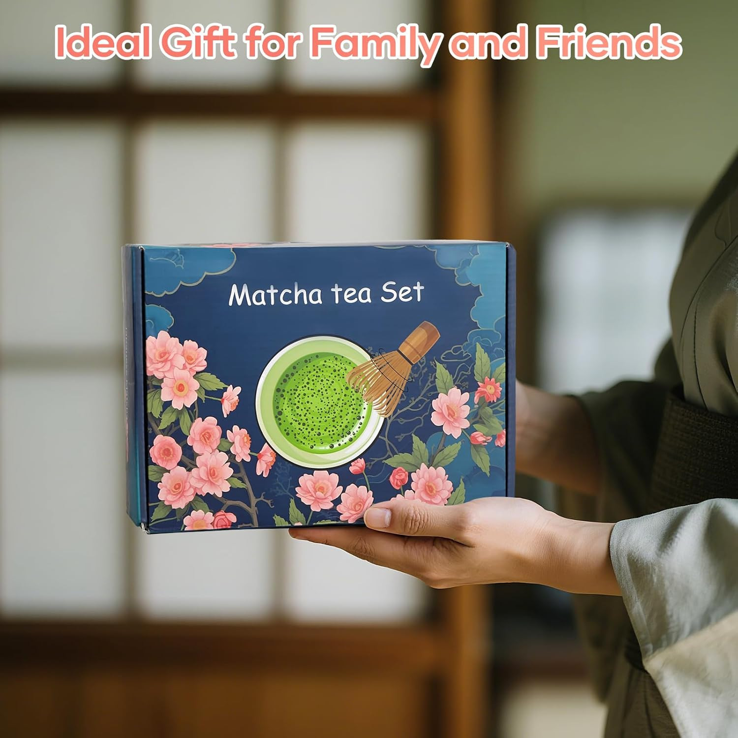 Matcha Whisk Set, Birthday Gifts for Women Mom Her, 8Pcs Ceremony Matcha Tea Kit