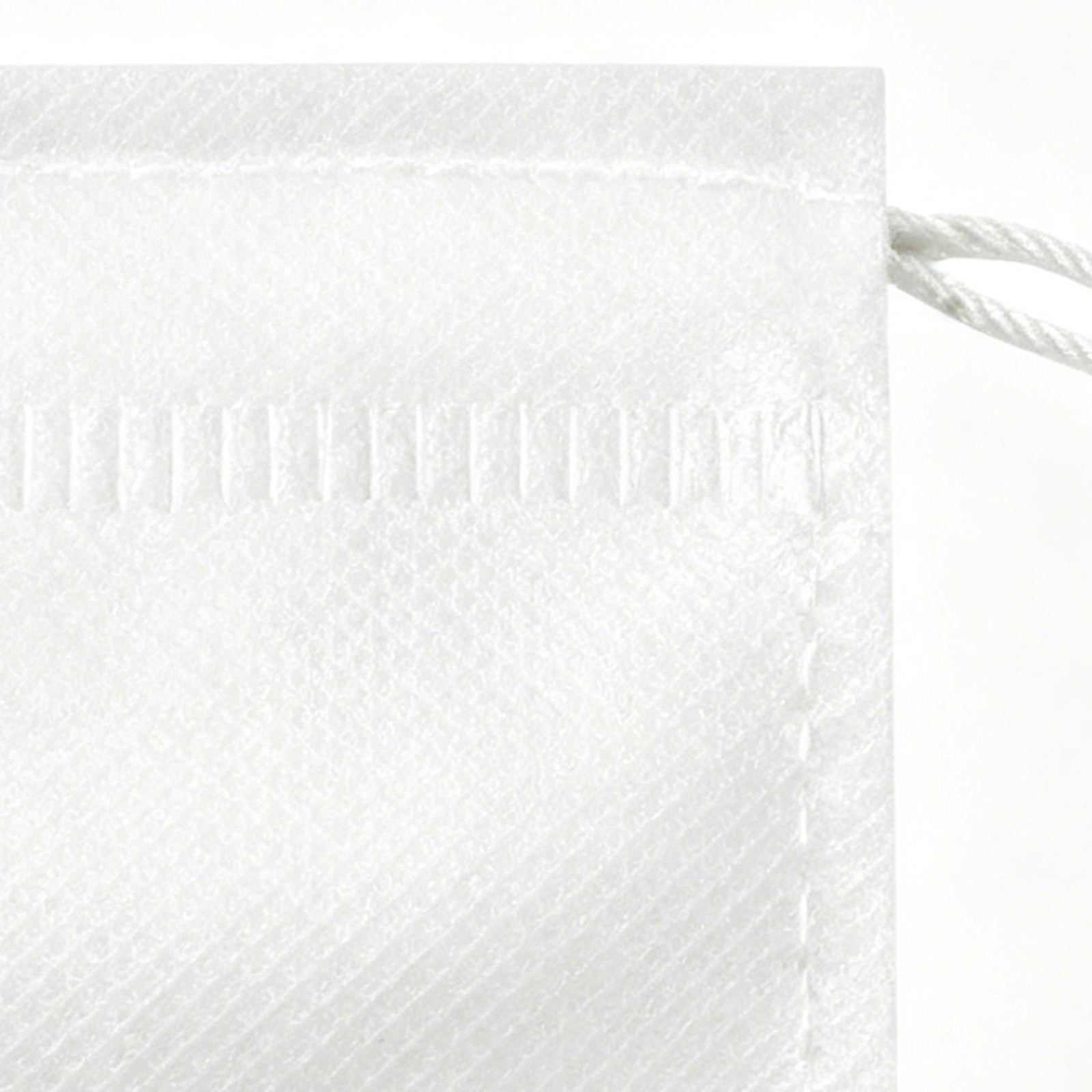 200 Disposable White Non-Woven EMPTY Tea Bags Drawstring Filter Bags For Spices