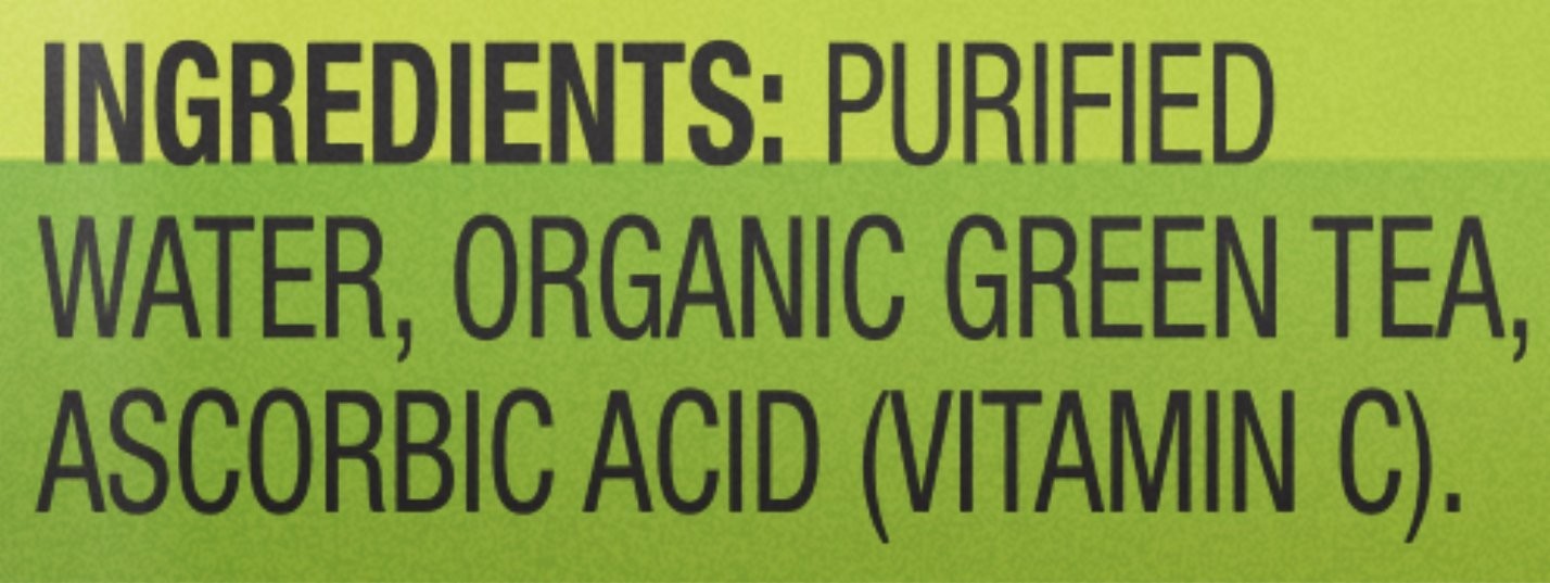 Refreshing Organic Green Tea, Unsweetened & Sugar-Free – 12 x 16.9oz Bottles
