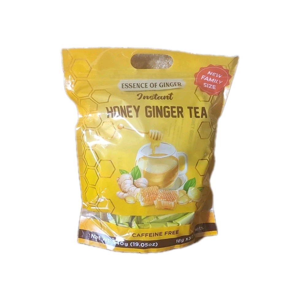 Prince of Peace Lemon Ginger Honey Crystals Instant Tea 30 Sachets, 19 Oz