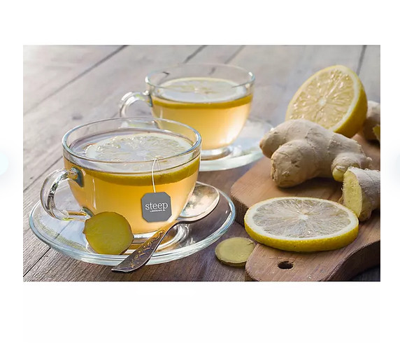 (2 Pack ) steep by Bigelow Lemon Ginger Herbal Tea ( 60 ct.)