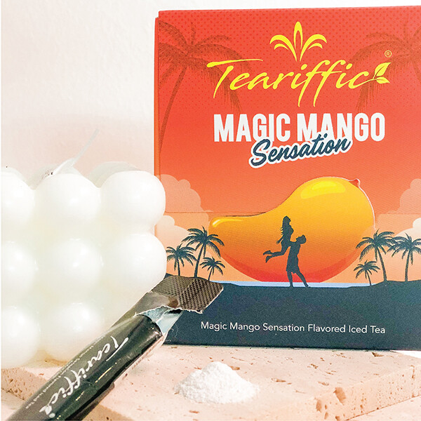 5 BOX ( 12 SACHETS EACH BOX ) TEARRIFIC MAGIC MANGO SENTATION ICED TEA