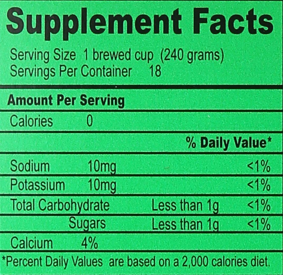 1 Box, China Slim Herbal Tea Delight Super 100% Natural, 18 Tea Bags