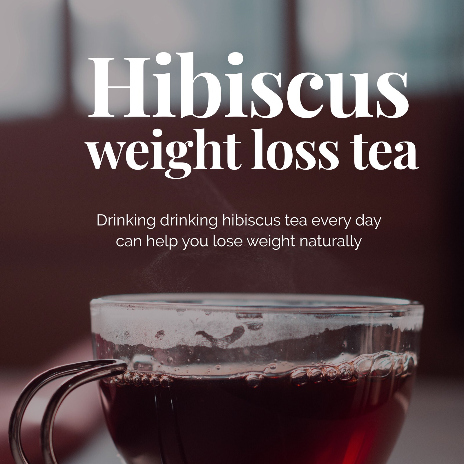 75 Hibiscus Tea Bags, Hibiscus with Moringa, Digestion & Detox Herbal Tea