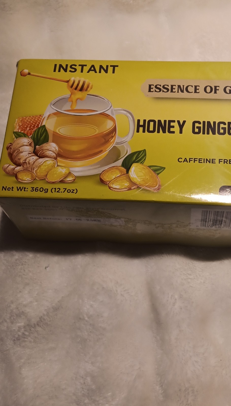 Instant Tea & Infusion Honey Ginger Flavor Powder Caffeine Free 360g (12.7oz)