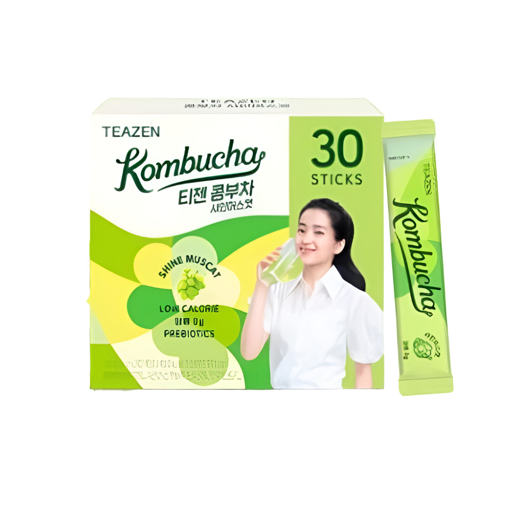 Teazen Kombucha Powder Probiotics 6 Flavors 30 Sticks Korean Healthy Drink