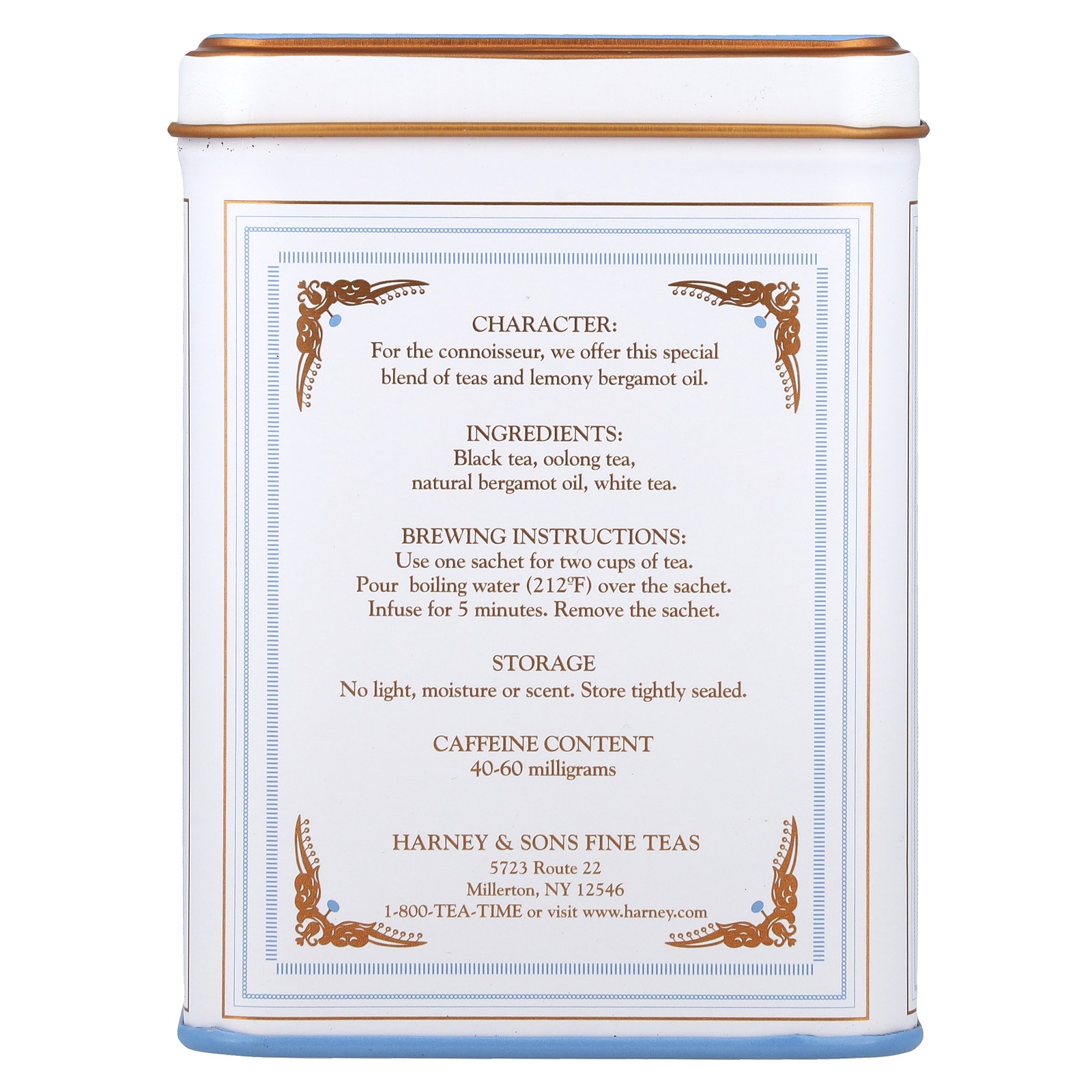 Harney Sons Earl Grey Supreme 20 Sachets 1 4 oz 40 g Kosher