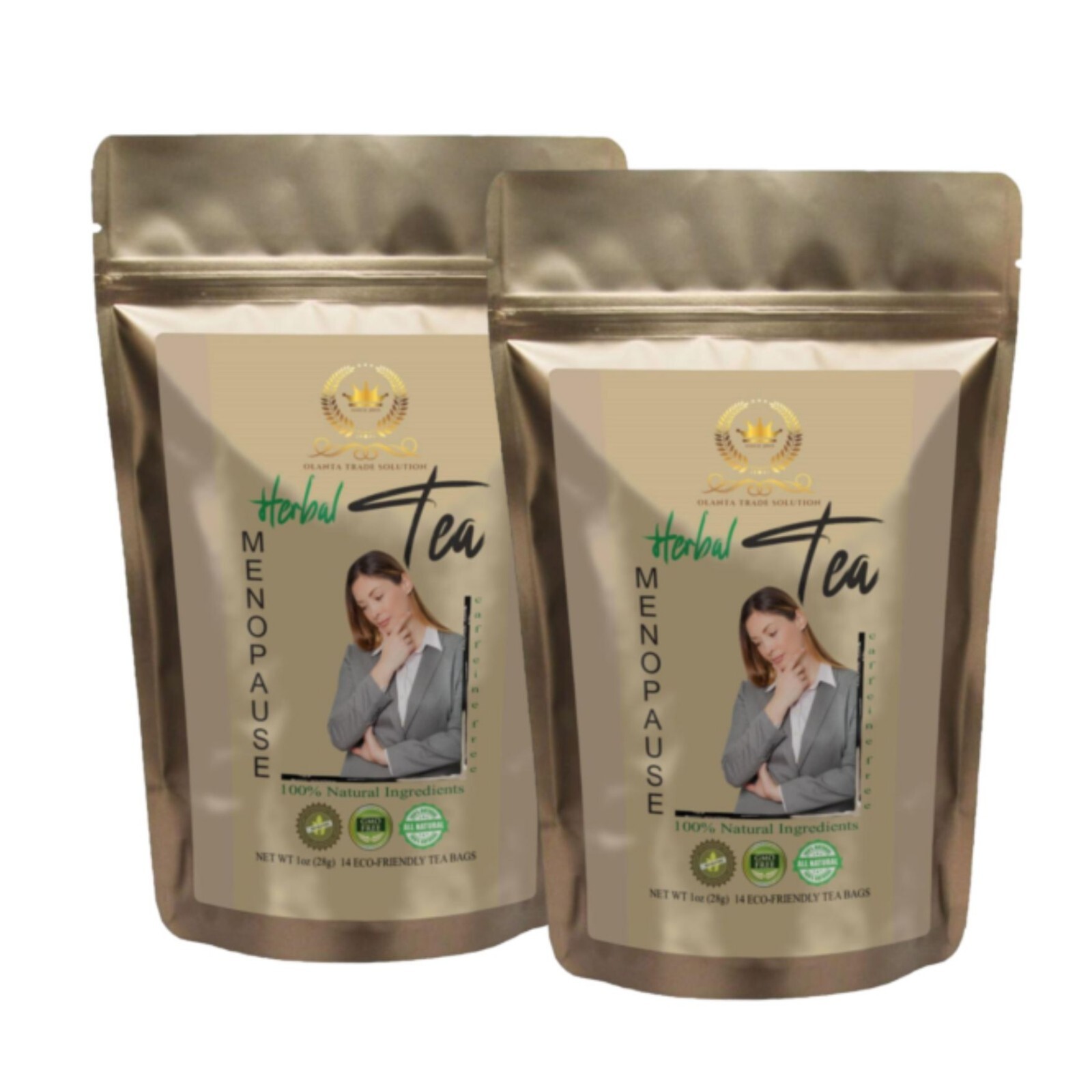 MENOPAUSE HERBAL TEA – Black Cohosh & Ginkgo Biloba Menopause Aid Hot Flash -2