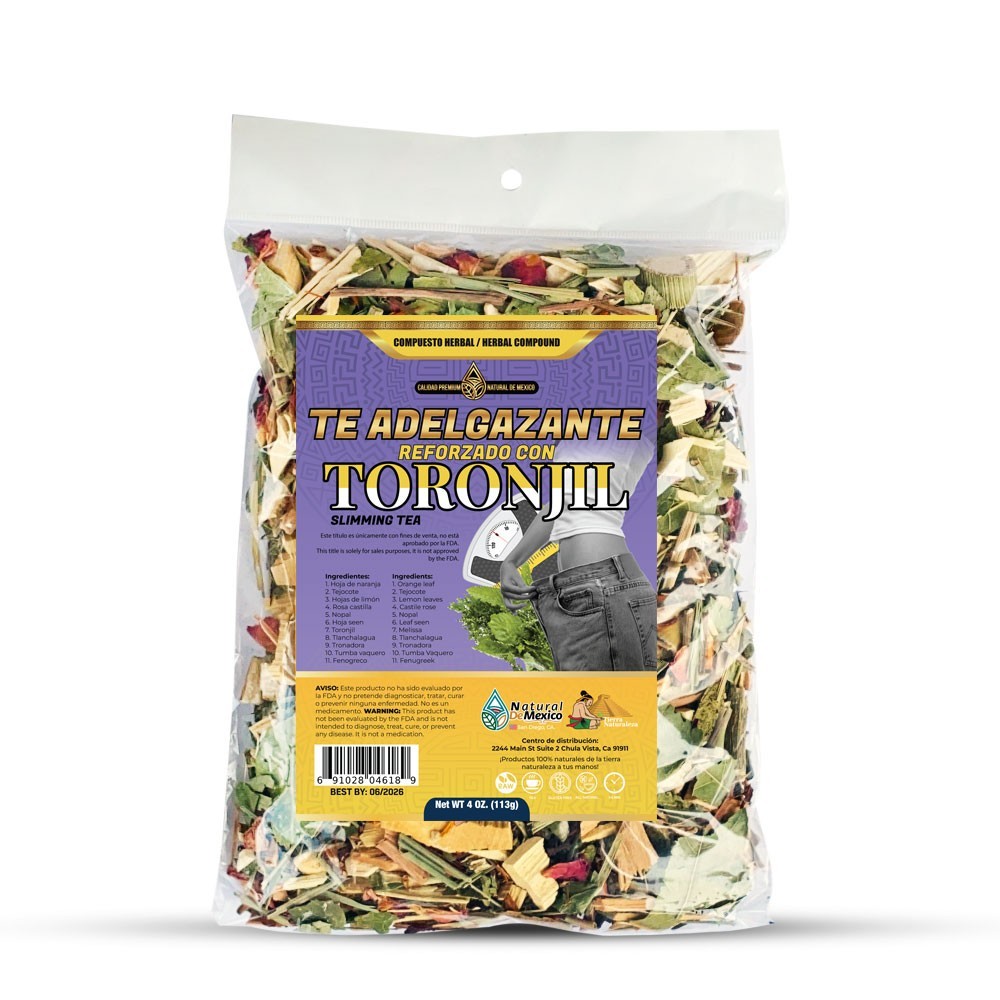 Te Adelgazante Compuesto Herbal 4 oz. Slimming Tea 4 Oz. Natural de Mexico