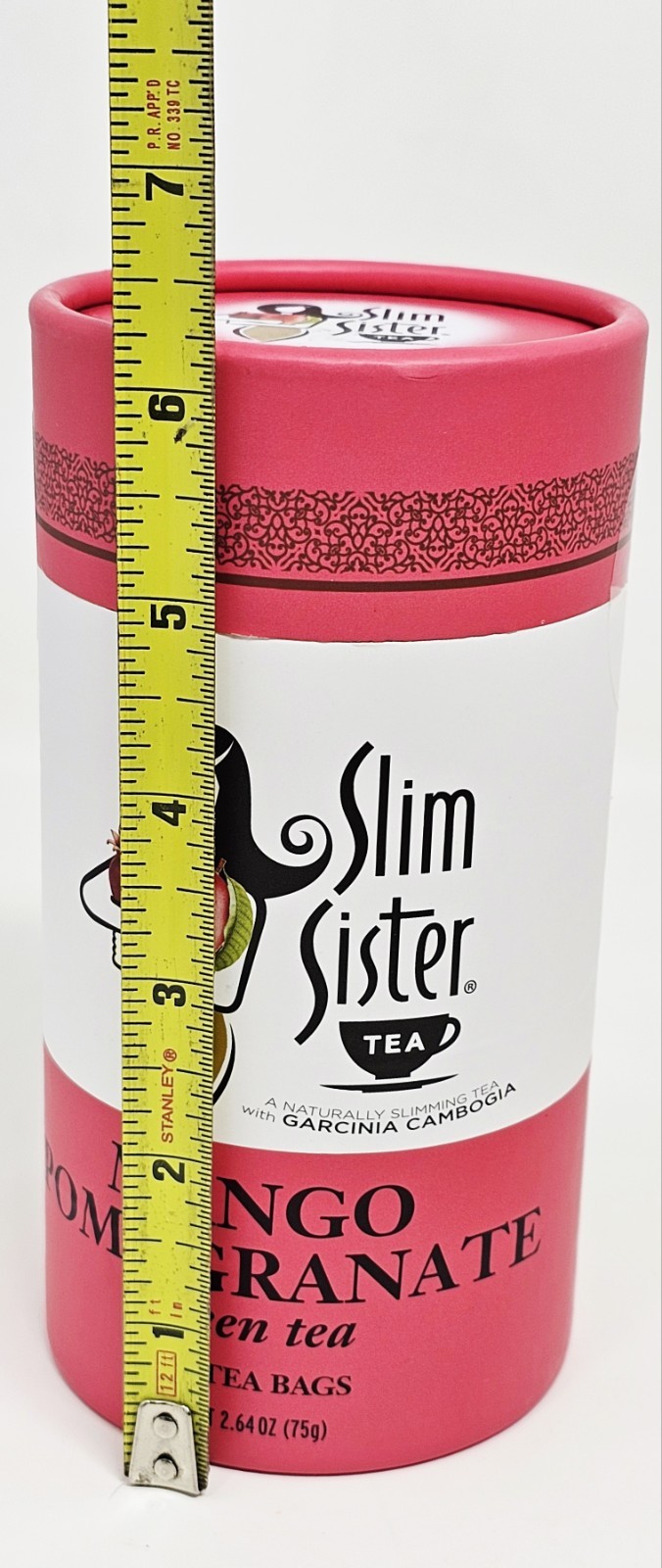 Slim Sister Tea 50 Pack Mango Pomegrante Green Tea Brand New Sri Lanka