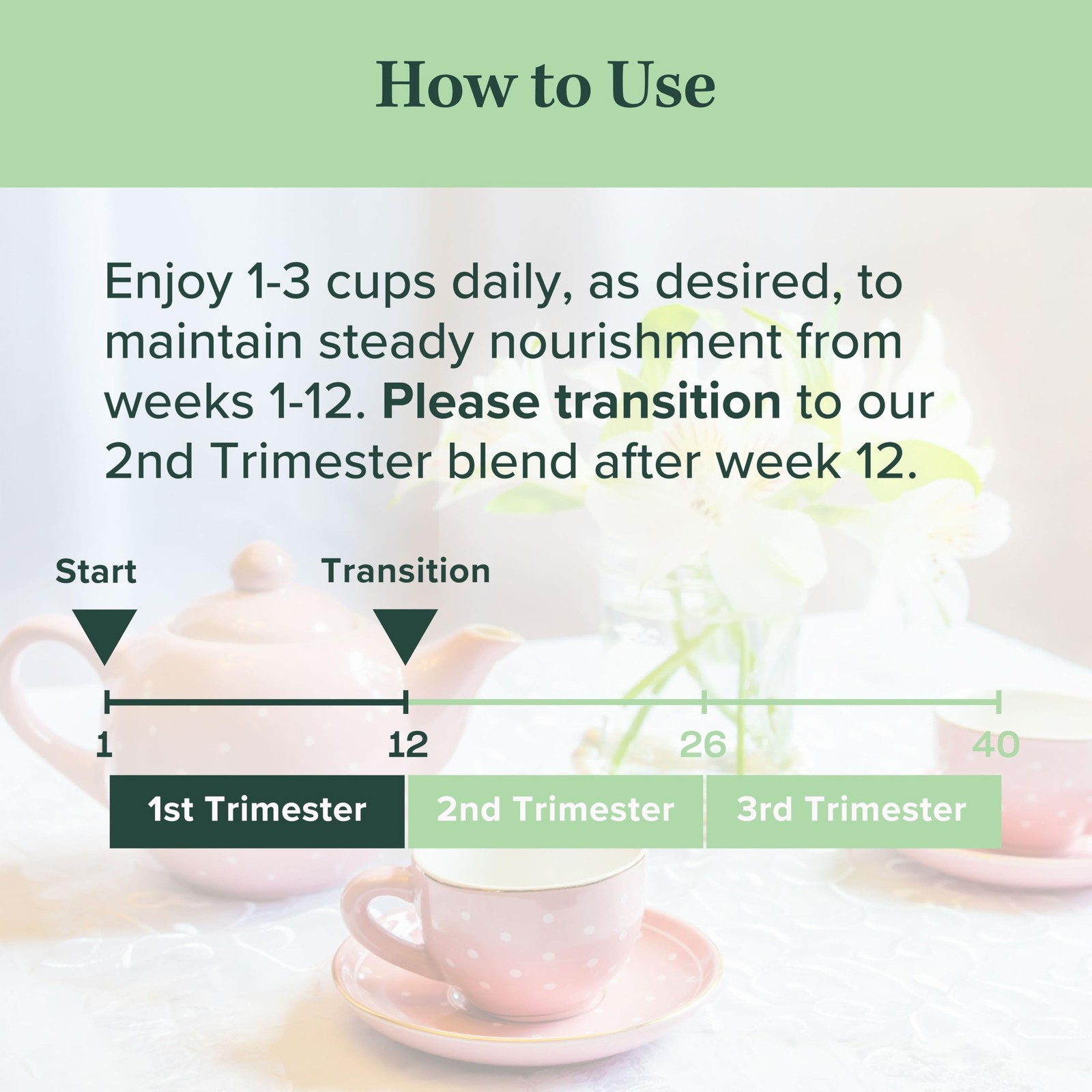 Jade Tea Organic First Trimester Tea Nurturing Pregnancy Tea | First Bloom …