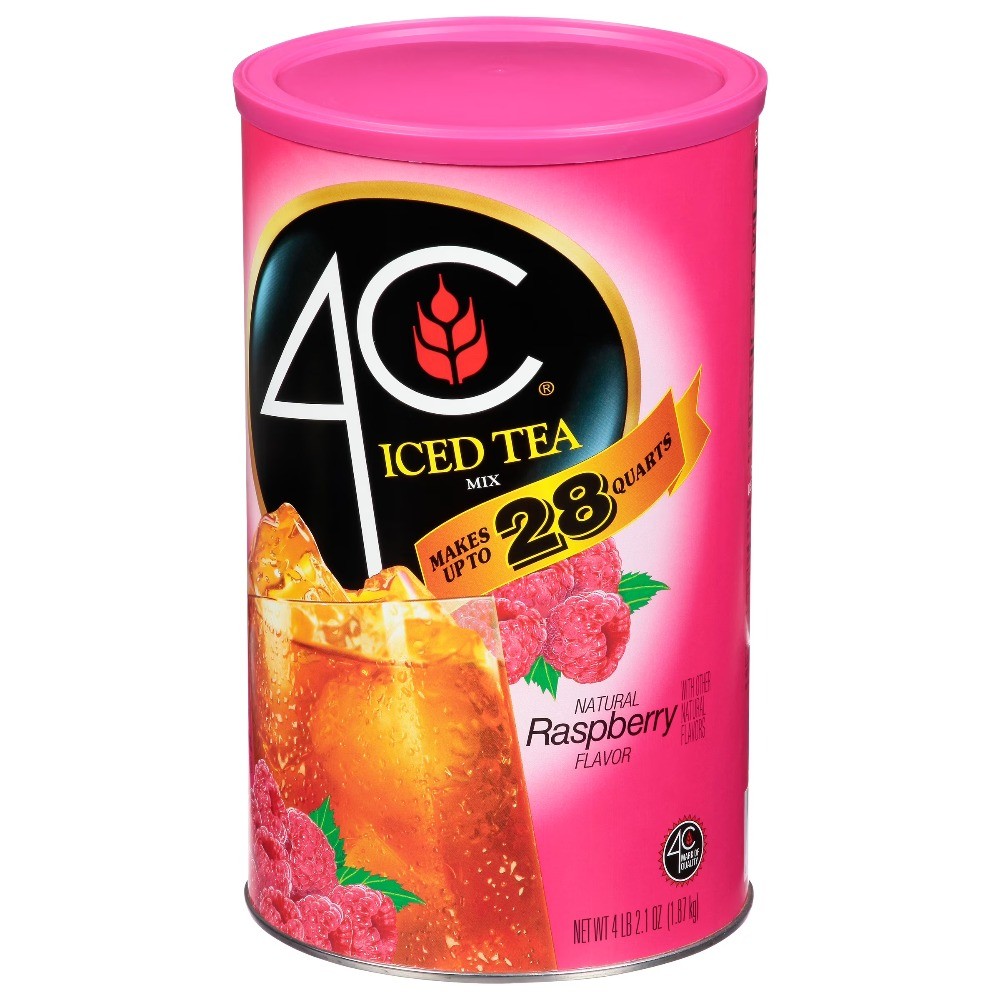 4C Raspberry Iced Tea Mix, 66.1 oz, 1 Ct