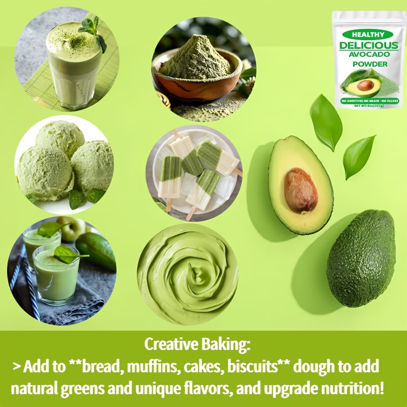 Nature Healthy Delicious Avocado Powder Perfect for Vegan Diets & Healthy Living