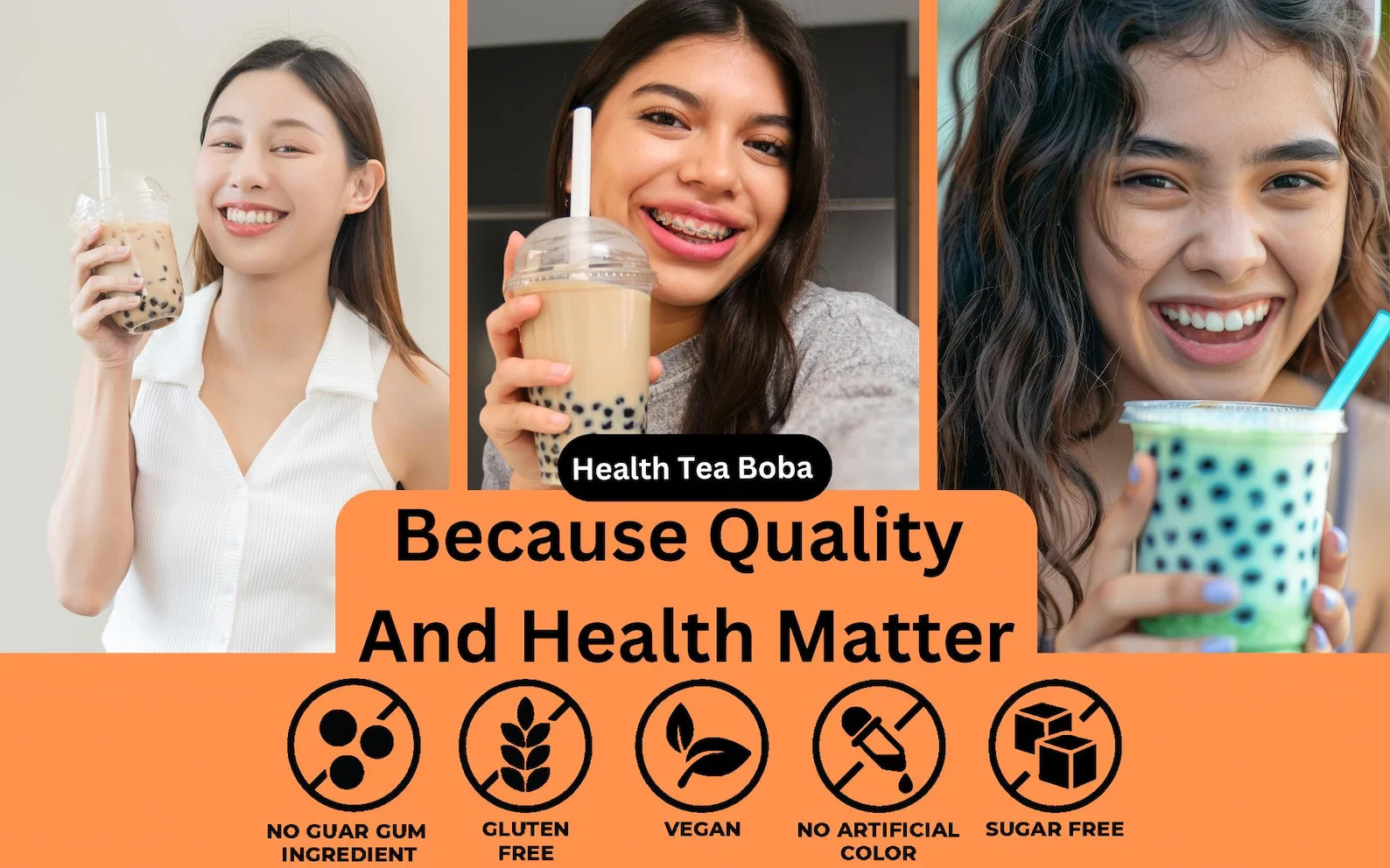 2.2LB Low Calorie 5-Min Cook Natural Sugar-Free Vegan Boba Pearls