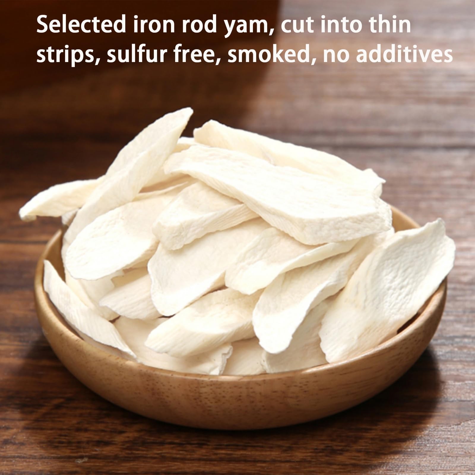 Dried Yam 10.6oz/300g150g*2 Dried Iron Stick Yam Large Slices of Iron Stick B…