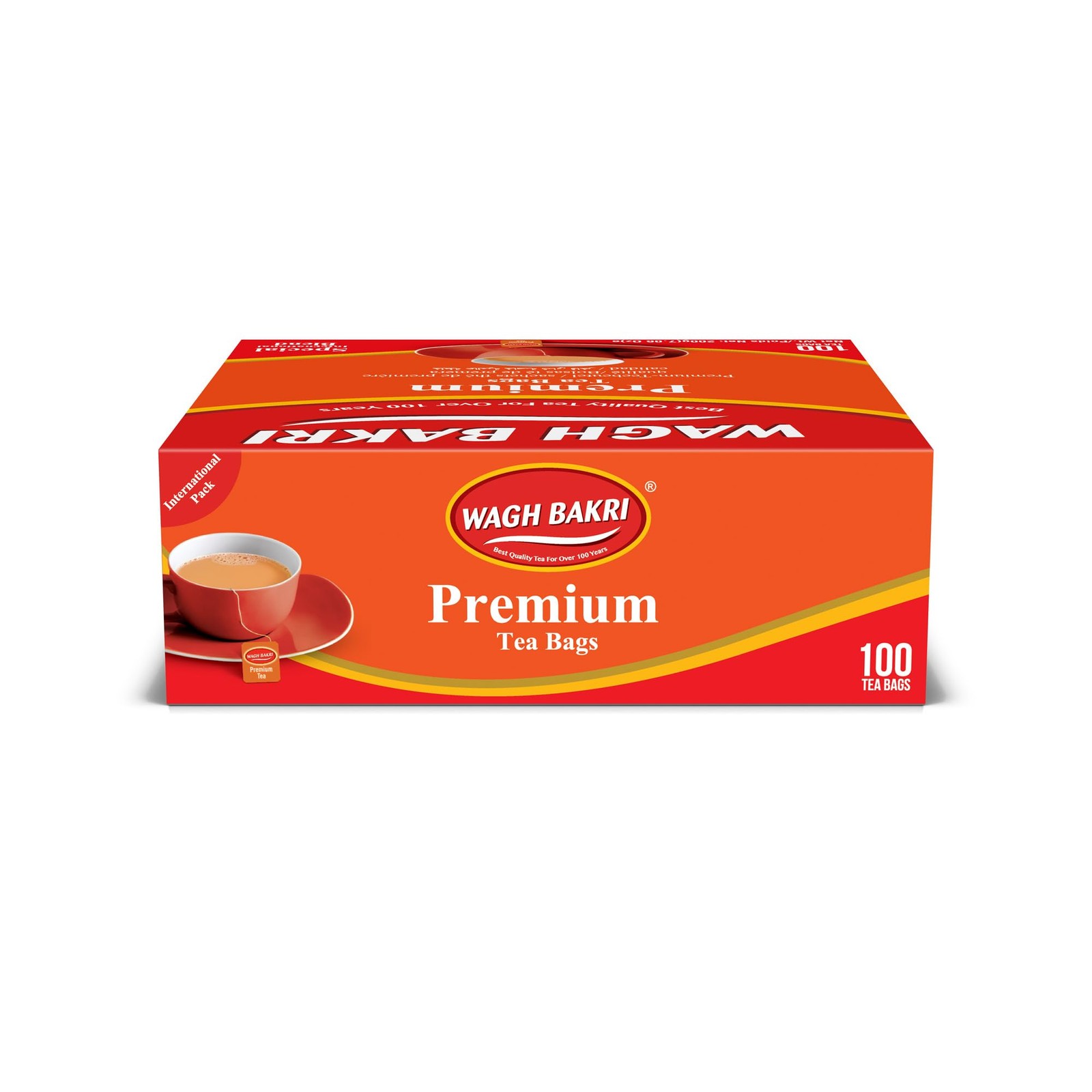 Wagh Bakri Chai Tea Bags, 100 bags of Special 100 Count (Pack 1)