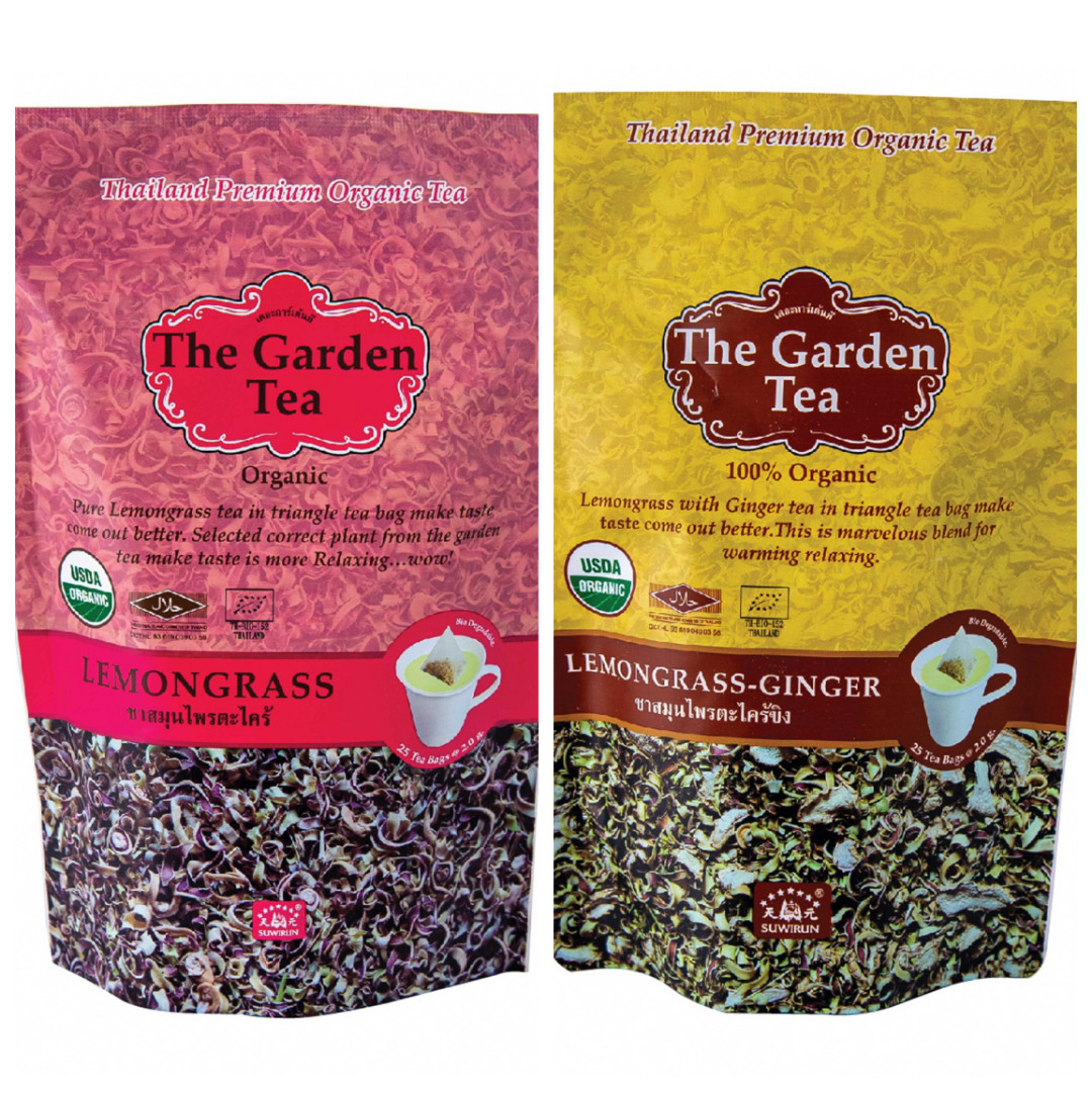 The Garden Tea Lemongrass and Ginger Thailand Premium Organic Tea (25 teabags)